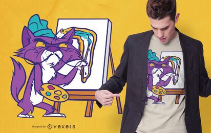 Dali Katze T-Shirt Design Dali Katze T-Shirt Design