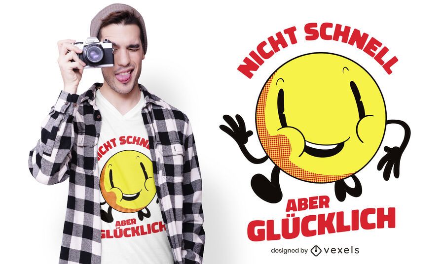 Nicht schnelles deutsches T-Shirt Design Nicht schnelles deutsches T-Shirt Design