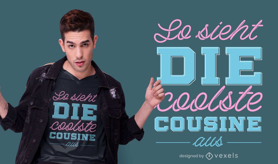 Cool Cousin German T-shirt Design Cool Cousin German T-shirt Design