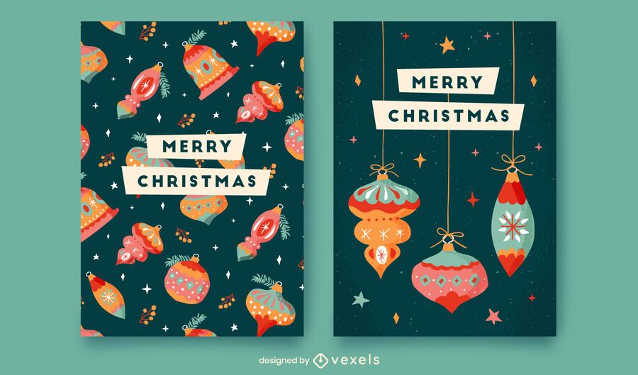Frohe Weihnachten Kartenvorlage gesetzt Frohe Weihnachten Kartenvorlage gesetzt