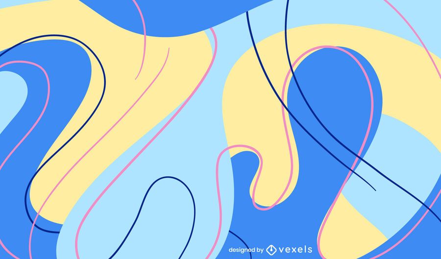 Diseño de fondo abstracto formas azules Diseño de fondo abstracto formas azules