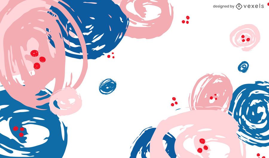 Diseño de fondo de círculos artísticos Diseño de fondo de círculos artísticos