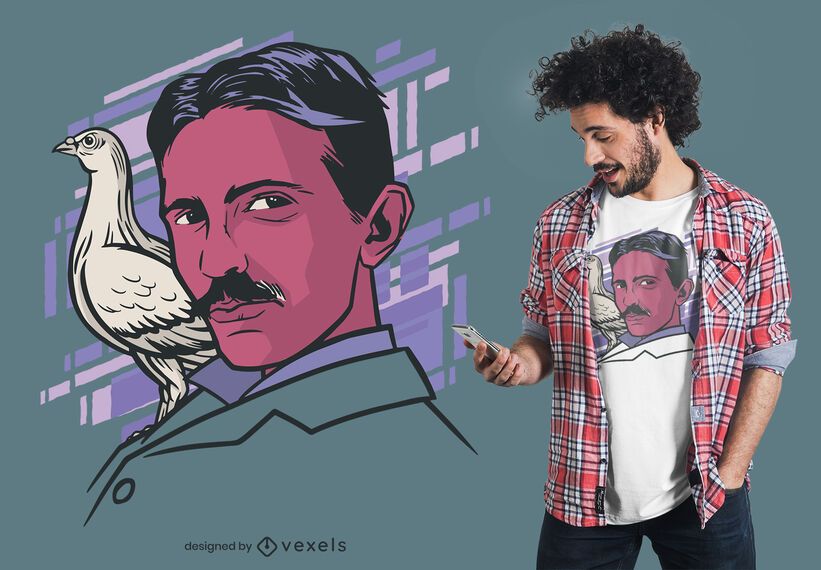Tesla Bird T-shirt Design Tesla Bird T-shirt Design