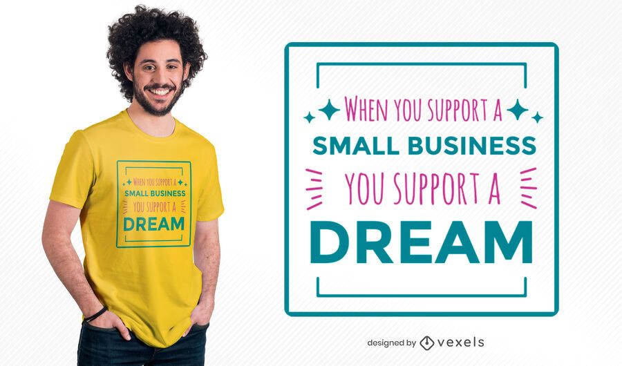 Small Business Quote T-shirt Design Small Business Quote T-shirt Design
