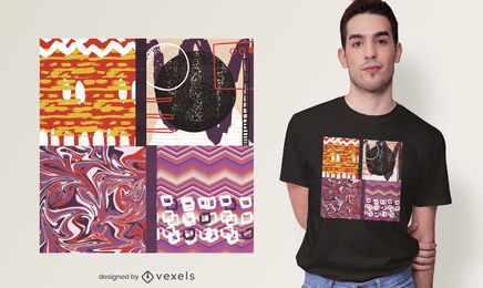 Abstract artistic t-shirt design Abstract artistic t-shirt design