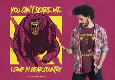 You can't scare me t-shirt design You can't scare me t-shirt design