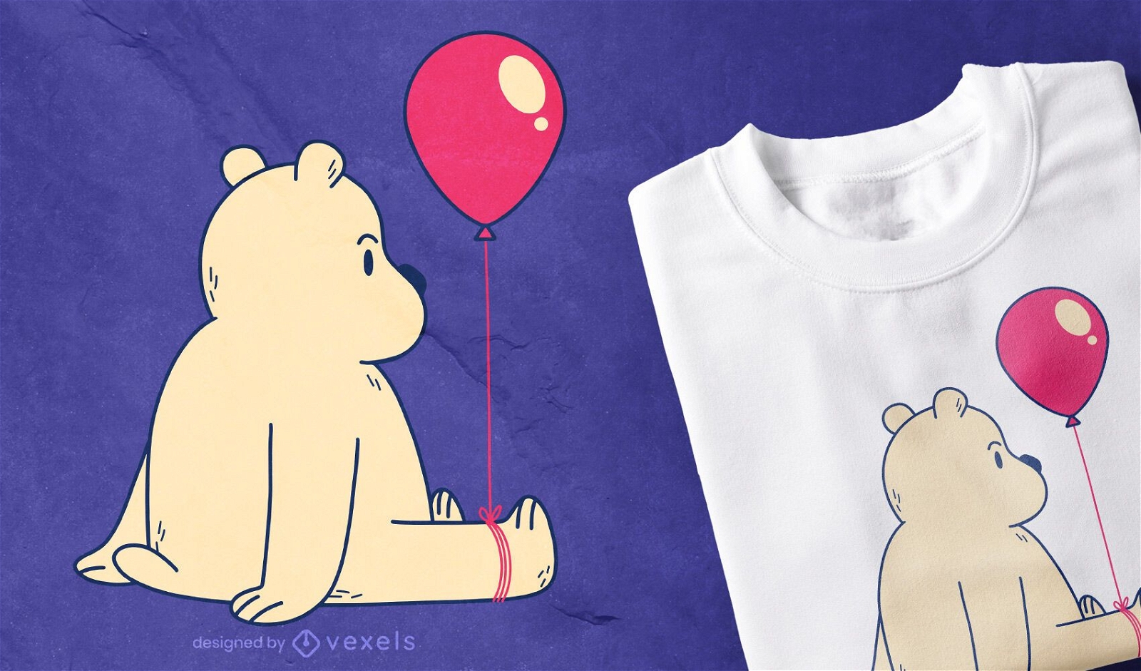 Bärenballon-T-Shirt Design