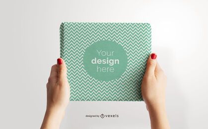 Gift wrap mockup design