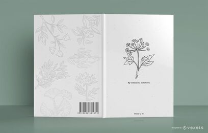 Mi diseño de portada de cuaderno botánico Mi diseño de portada de cuaderno botánico