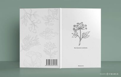 My botanical notebook cover design