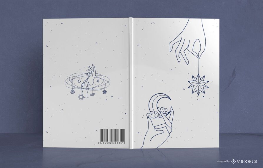 Mystic hands book cover design Mystic hands book cover design