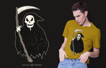 Grim reaper death t-shirt design