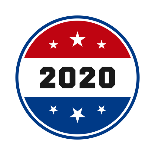 Patriotisches Symbol 2020 PNG-Design