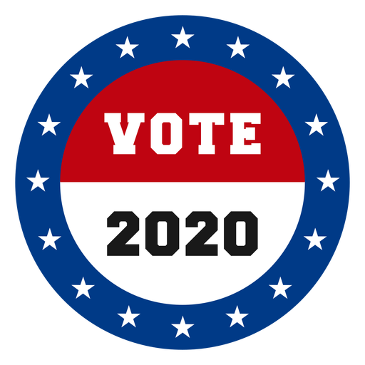 2020 Abstimmung USA Wahlen Zitat PNG-Design