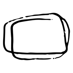 Forma abstrata preta Desenho PNG