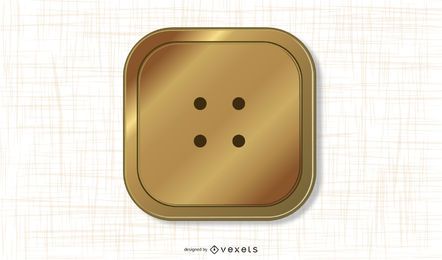 Vetor livre de botão dourado