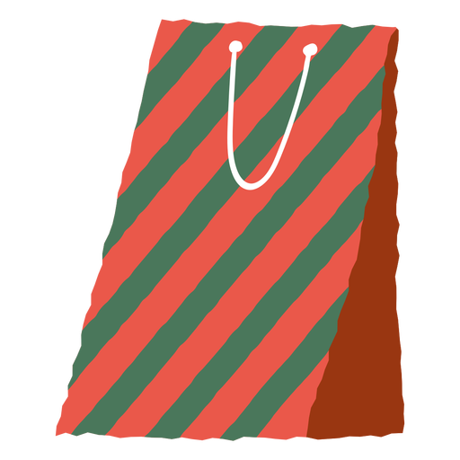 Ilustração bicolor do envelope do presente da bolsa Desenho PNG