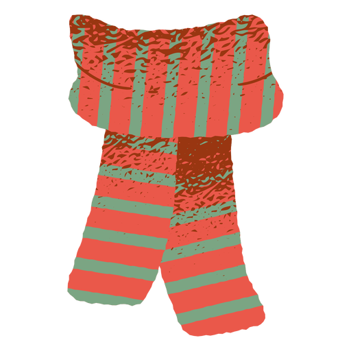 Ilustração de roupas de lenço bicolor Desenho PNG