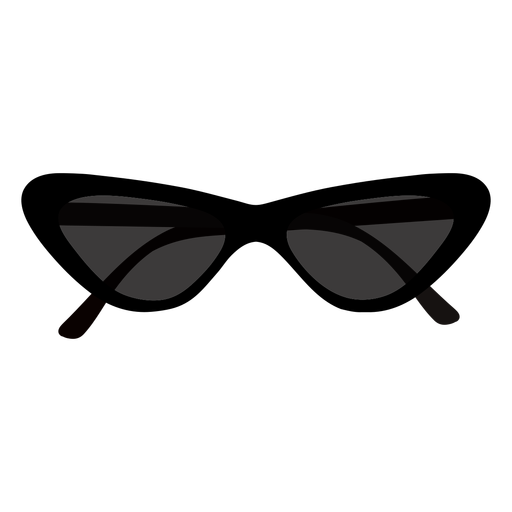 Flaches Design der Schmetterlingssonnenbrille PNG-Design