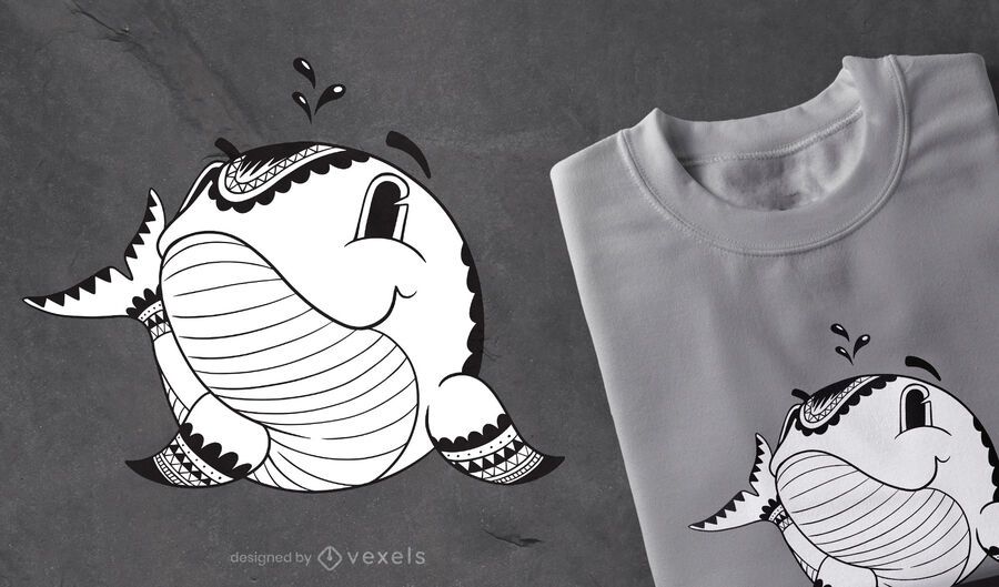 Mandala whale t-shirt design Mandala whale t-shirt design