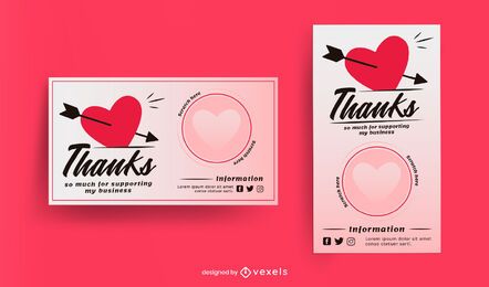 Heart scratch card template Heart scratch card template