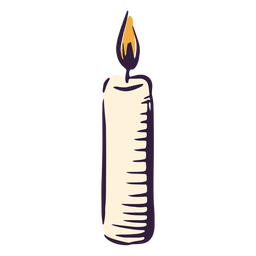 Ilustração de queima de velas Desenho PNG