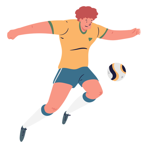 Jugador de fútbol masculino de dibujos animados - Descargar PNG/SVG