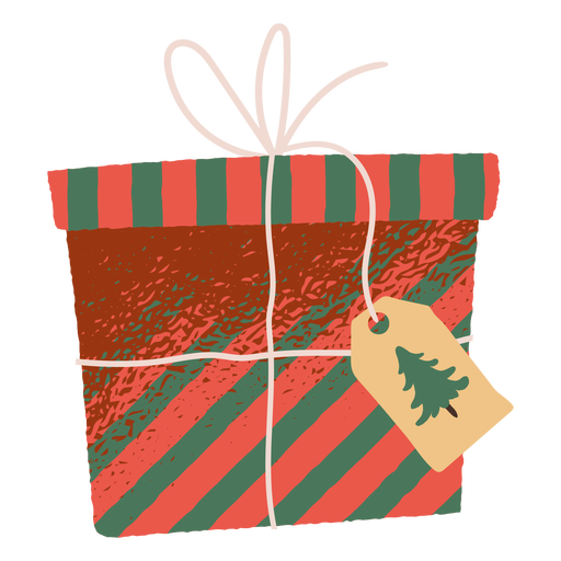 Download Christmas gift box illustration - Transparent PNG & SVG ...