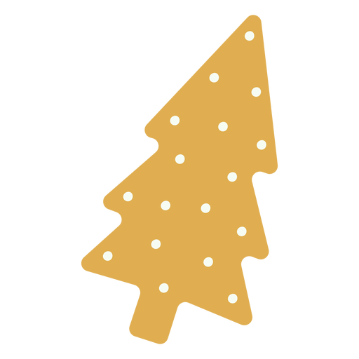 Christmas tree flat design PNG Design
