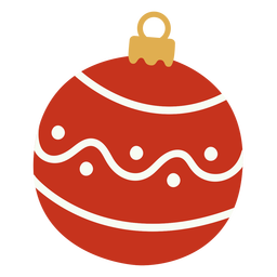 Decoração de enfeite de natal Desenho PNG