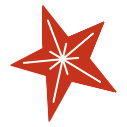 Christmas star festive design PNG Design