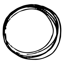 Círculos icono negro Diseño PNG