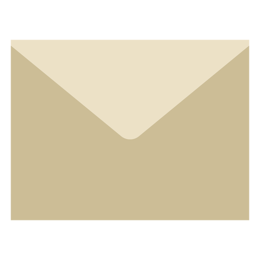 Envelope fechado liso Desenho PNG