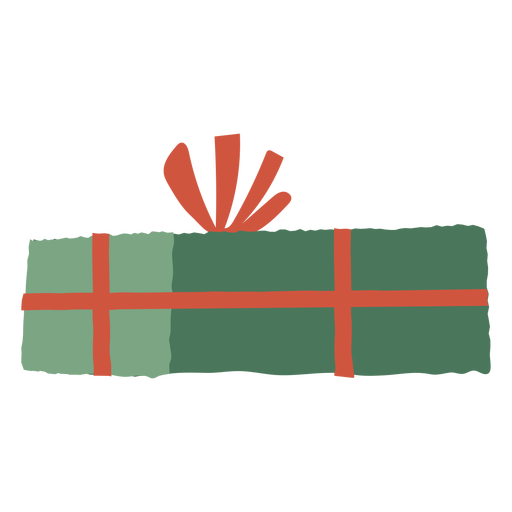 Closed gift box illustration