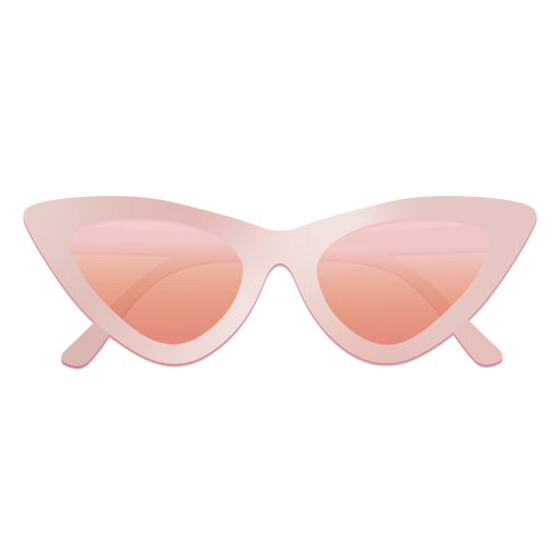 Colorful cat eye shaped sunglasses Transparent PNG & SVG vector file