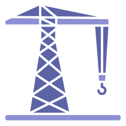 Ícone de máquina de guindaste Desenho PNG
