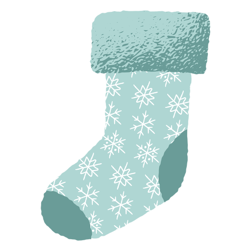 Dekoration Weihnachtsmann Socke PNG-Design