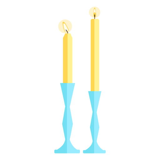 Candelabro duplo plano Desenho PNG