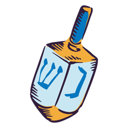 Ilustración dreidel judía - Descargar PNG/SVG transparente