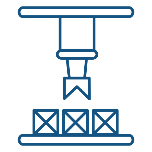 Curso de boxe de máquina de fábrica Desenho PNG