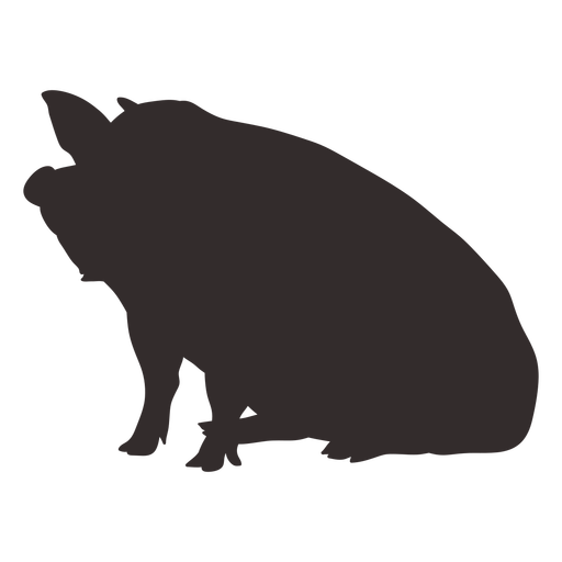 Download Vector Transparent Pig Silhouette - Choose from over a ...