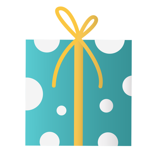Gift box doodle design PNG Design