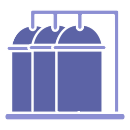 Contêineres de maquinários industriais Desenho PNG