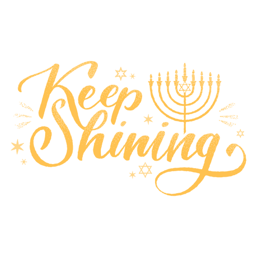 Keep Shining Hanukkah Greeting Quote Transparent Png Svg Vector File