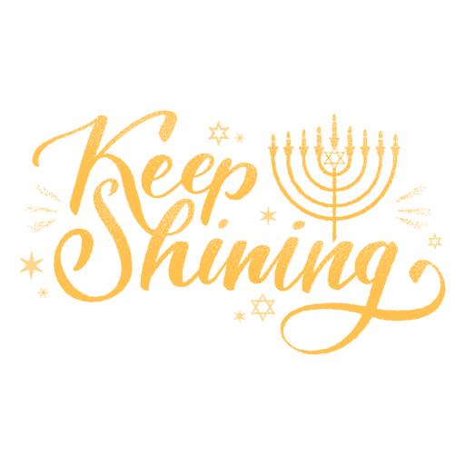 Sigue brillando cita de saludo de hanukkah