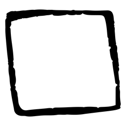 Large square frame doodle PNG Design