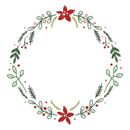 Download Leafy christmas wreath - Transparent PNG & SVG vector file