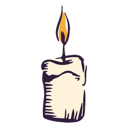 Diseño de ilustración de vela aligerada Diseño PNG