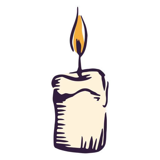 Lighten candle illustration design
