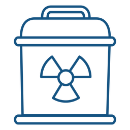 Nuclear container danger sign industry PNG Design